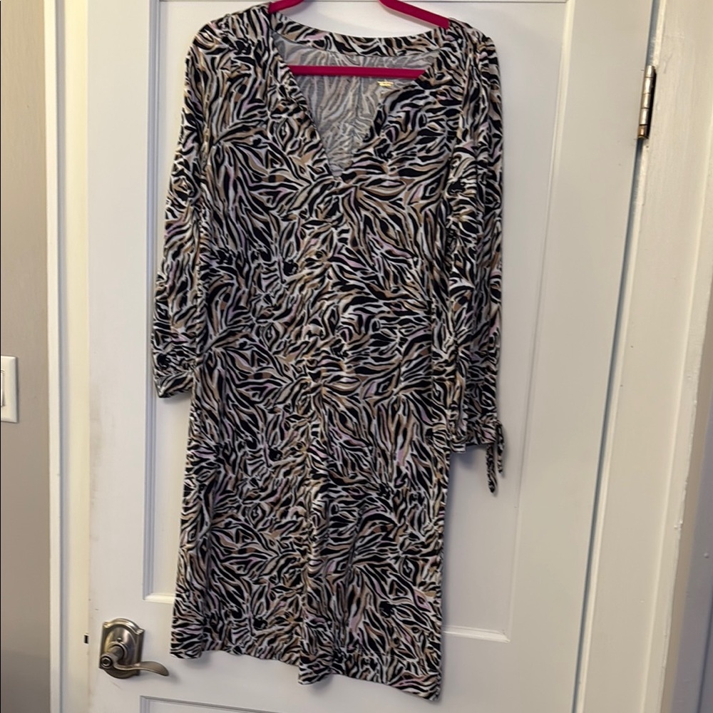 Stylish Zebra Print Dress